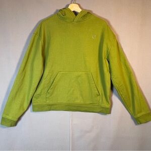 Urban Outfitters Standard Cloth Sz small Green Hooded Sweatshirt Basic Staple